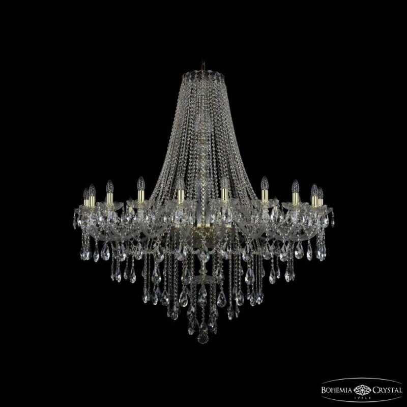 Подвесная люстра Bohemia Ivele Crystal 1415 1415/20/460/h-139 G