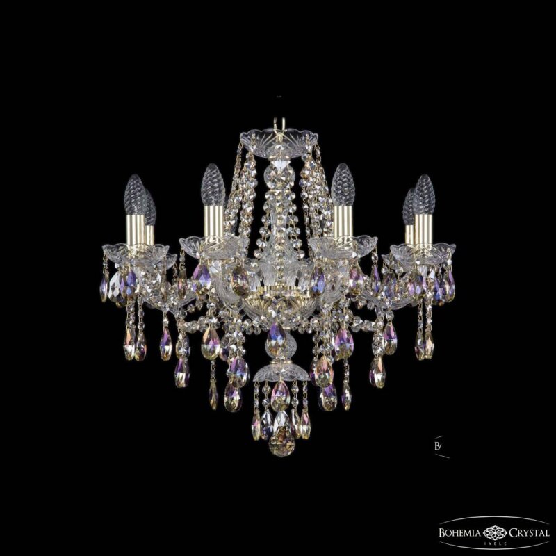 Подвесная люстра Bohemia Ivele Crystal 1415 1415/8/200 G R801