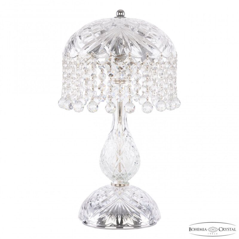 Настольная лампа декоративная Bohemia Ivele Crystal 1478 14781L1/22 Ni Balls