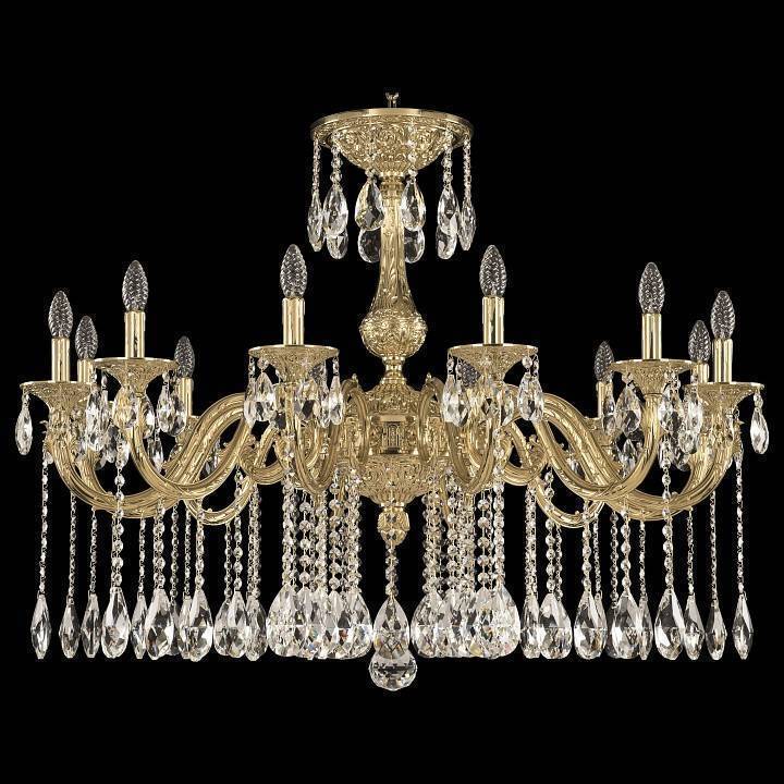 Подвесная люстра Bohemia Ivele Crystal 7101 71101/12/360 A G