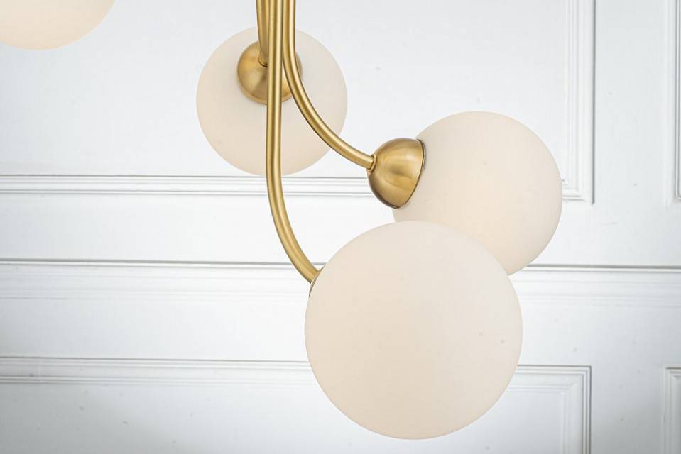 Люстра на штанге Belfast Bryson L-8130-5A BR GL