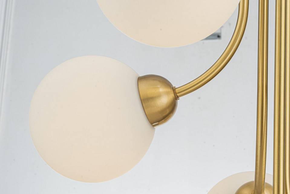 Люстра на штанге Belfast Bryson L-8130-5A BR GL