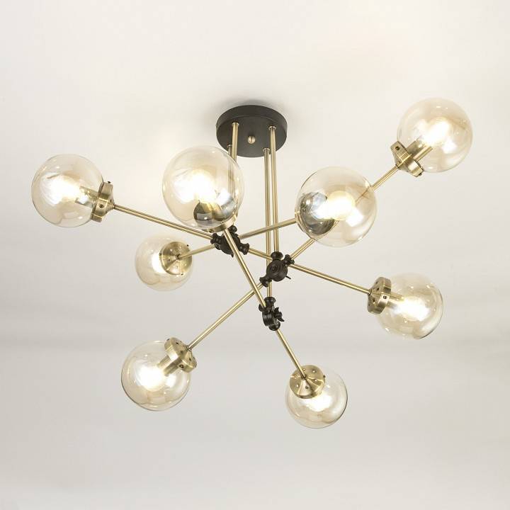 Люстра на штанге Citilux Планета 8хE27 CL105185