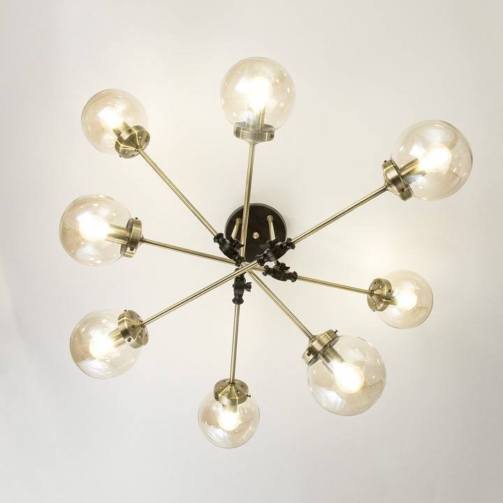 Люстра на штанге Citilux Планета 8хE27 CL105185