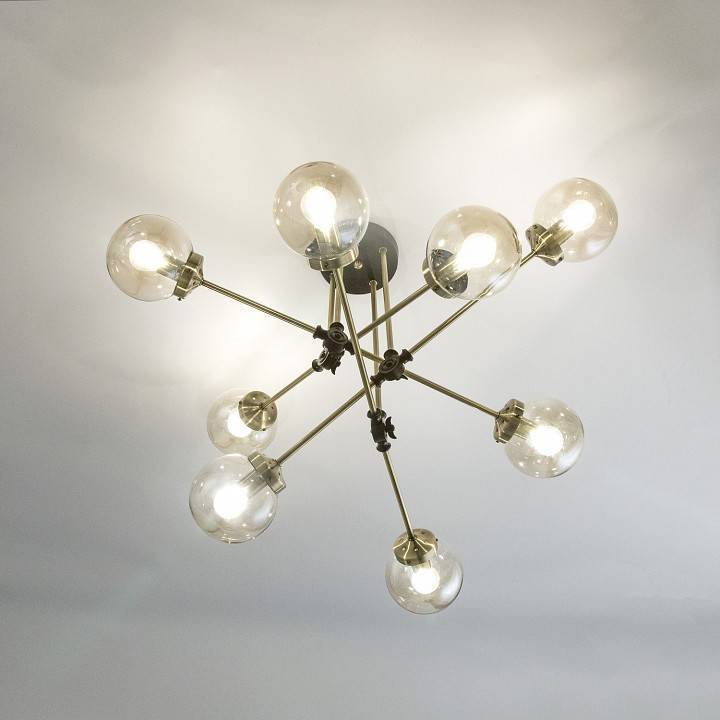 Люстра на штанге Citilux Планета 8хE27 CL105185