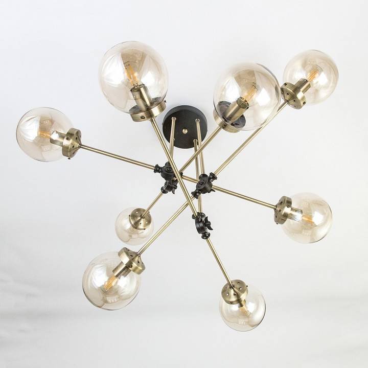 Люстра на штанге Citilux Планета 8хE27 CL105185