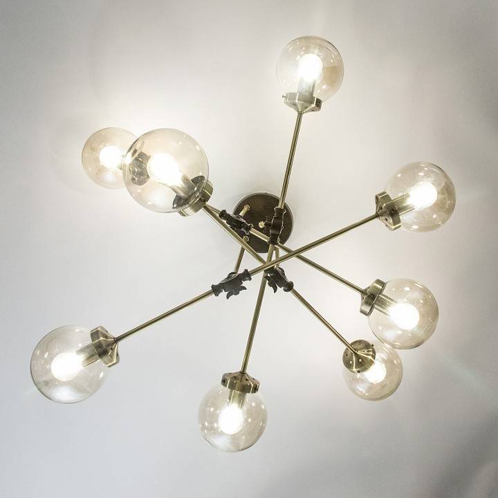 Люстра на штанге Citilux Планета 8хE27 CL105185