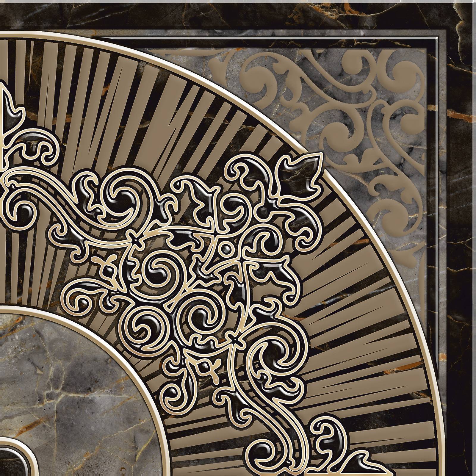 Декор Alma Ceramica Mitra 418х418х8.5 мм DFU03MIT427