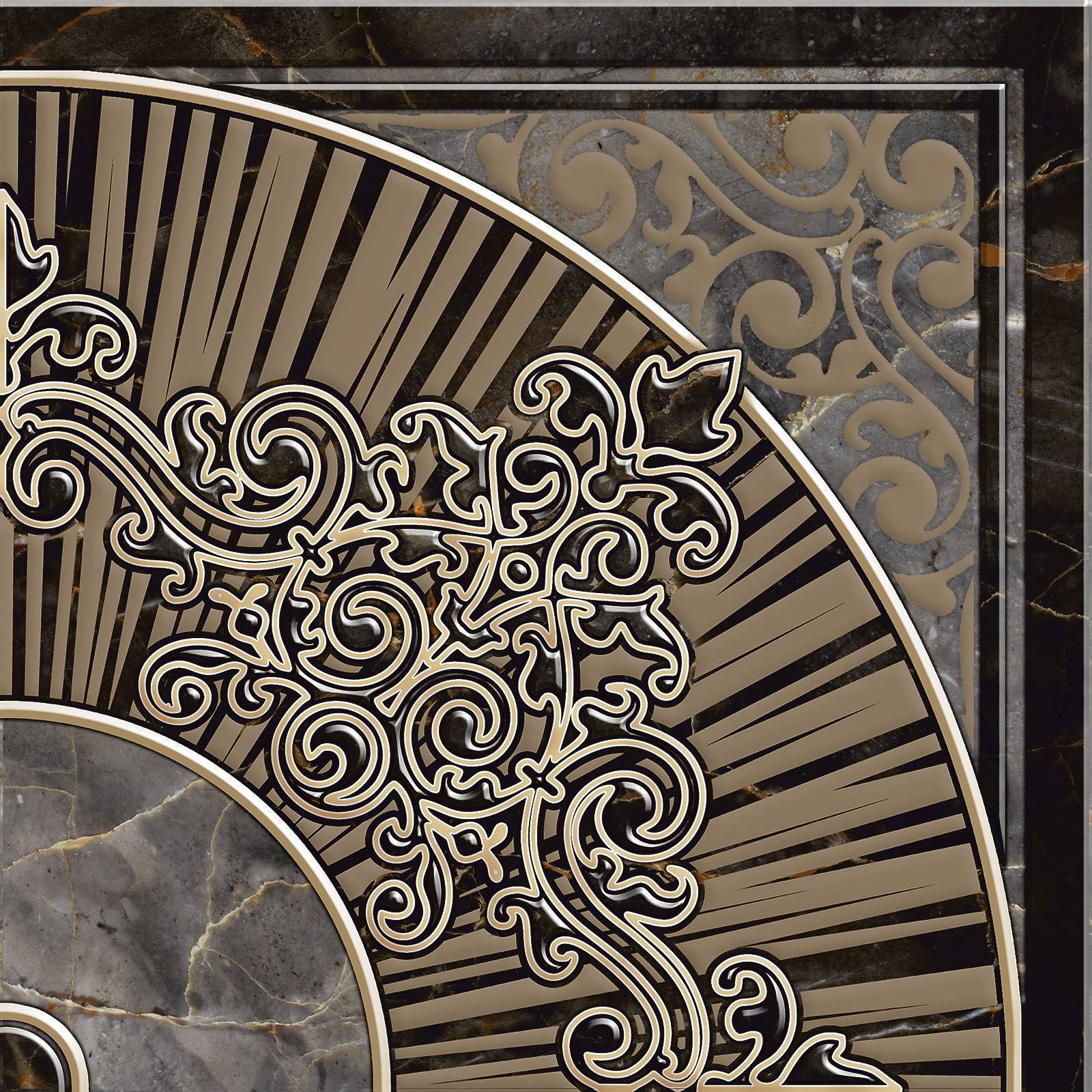 Декор Alma Ceramica Mitra 418х418х8.5 мм DFU03MIT427