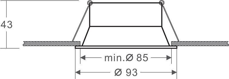 Встраиваемый светильник Deko-Light Auva 110005