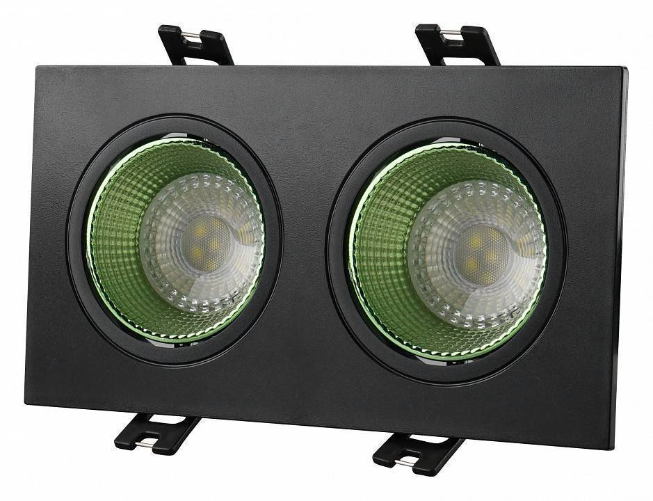 Встраиваемый светильник Denkirs DK3020 DK3072-BK+GR