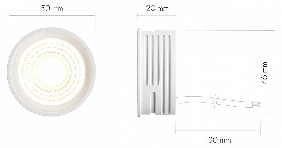 Модуль светодиодный Denkirs SLIM LED DK4000-7W