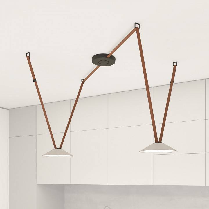 Комплект трековой системы Denkirs Belty SET коричневый DK55SET03-03-BR