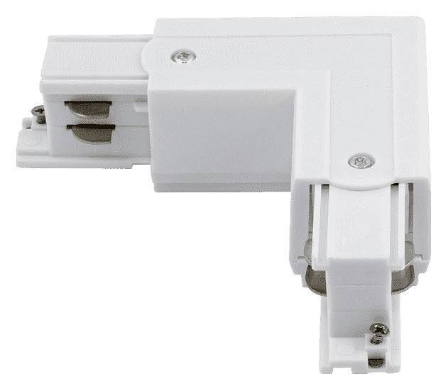 Соединитель угловой L-образный для треков DesignLed Трехфазные треки и аксессуары CN-3F-L-L-WH