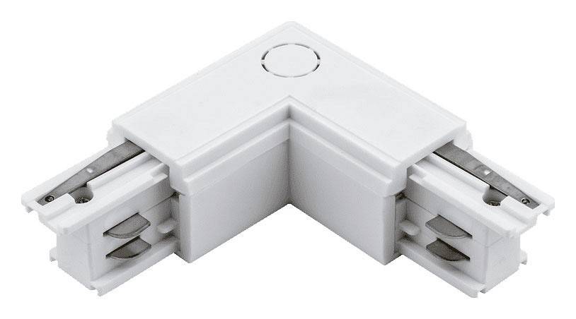 Соединитель угловой L-образный для треков DesignLed Трехфазные треки и аксессуары CN-3F-L-L-WH