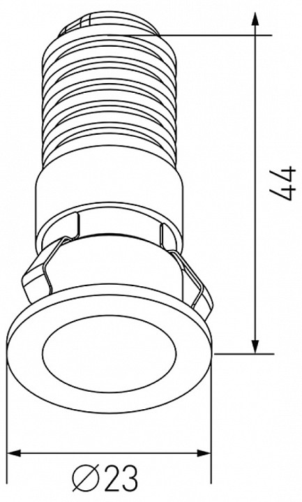 Встраиваемый светильник DesignLed MICRO 00-00020325