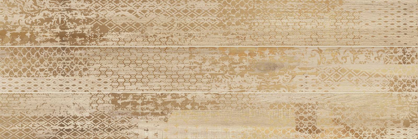 Вставка декоративная Alma Ceramica Vesta Gold 600x200x9 мм (6 шт в уп) DW11VST11