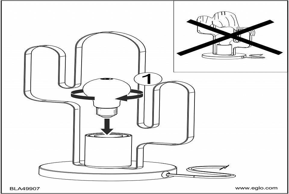 Настольная лампа декоративная EGLO Coldfield 49907