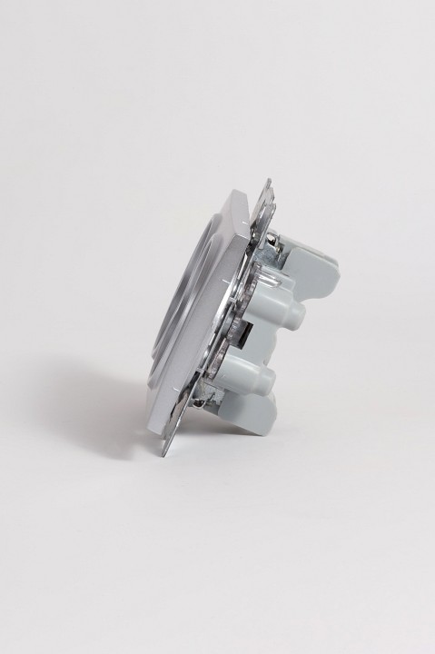 Розетка двойная без заземления, без рамки Elbi Eleсtriс Zena Vega 609-011000-908