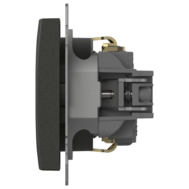 Розетка с заземлением, без рамки Elbi Eleсtriс Zena Vega 609-011100-217