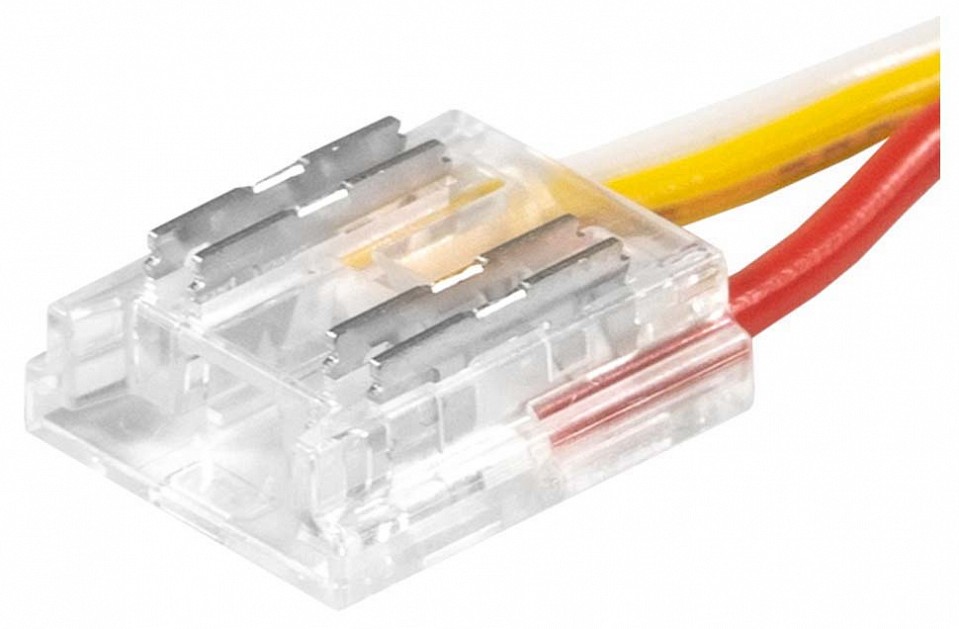 Соединитель лент линейный жесткий ELFLED STD Conn-3p/w-COB-10mm