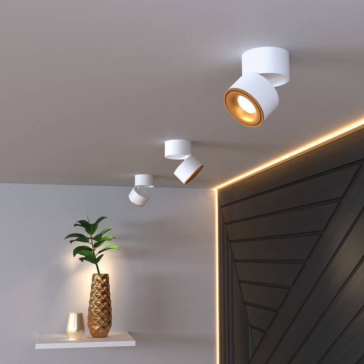 Накладной светильник Elektrostandard Klips черный a050527