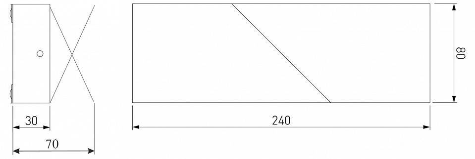 Накладной светильник Elektrostandard Snip a055428