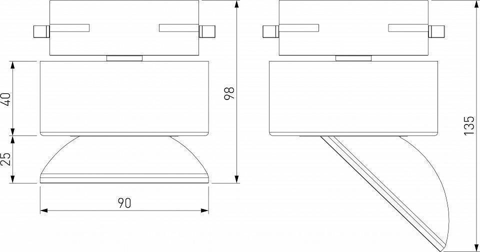 Светильник на штанге Elektrostandard Smooth a062875