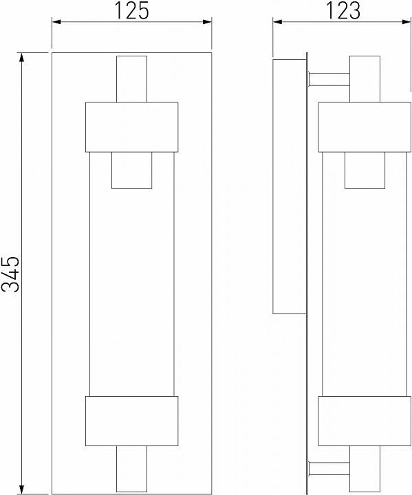 Светильник на штанге Elektrostandard Pipe черный a063122
