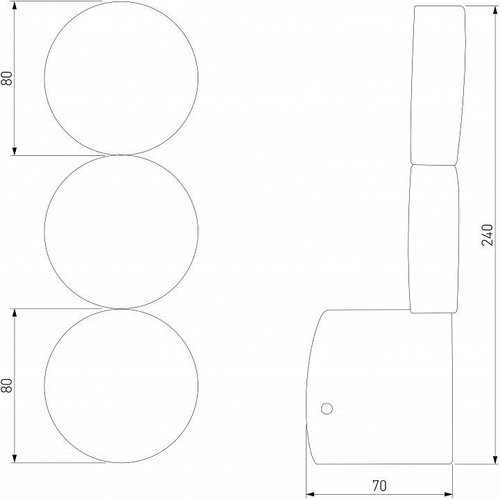 Накладной светильник Elektrostandard Brioni a064596