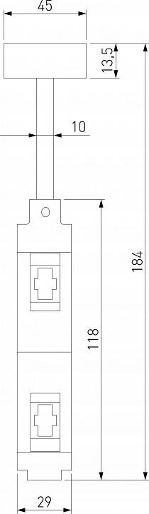 Основание на штанге Elektrostandard Esthetic Magnetic a065436