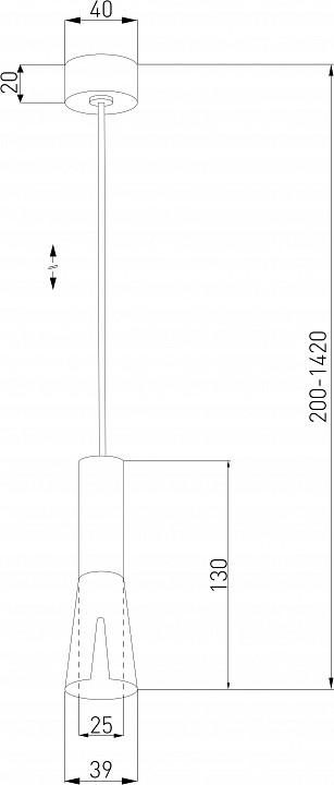 Подвесной светильник Elektrostandard Pino a067971