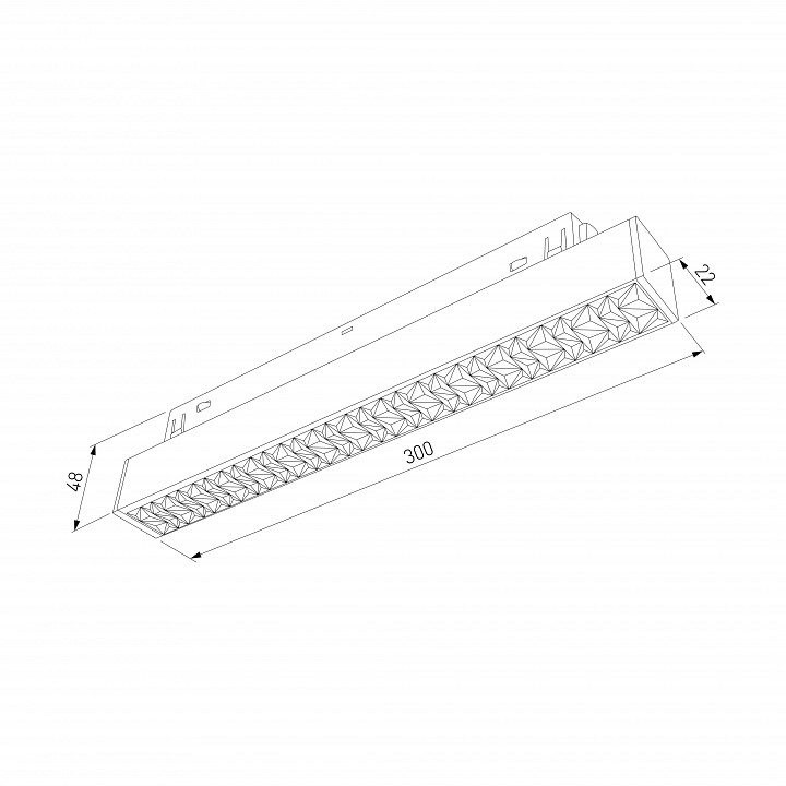 Встраиваемый светильник Elektrostandard Slim Magnetic 85530/01
