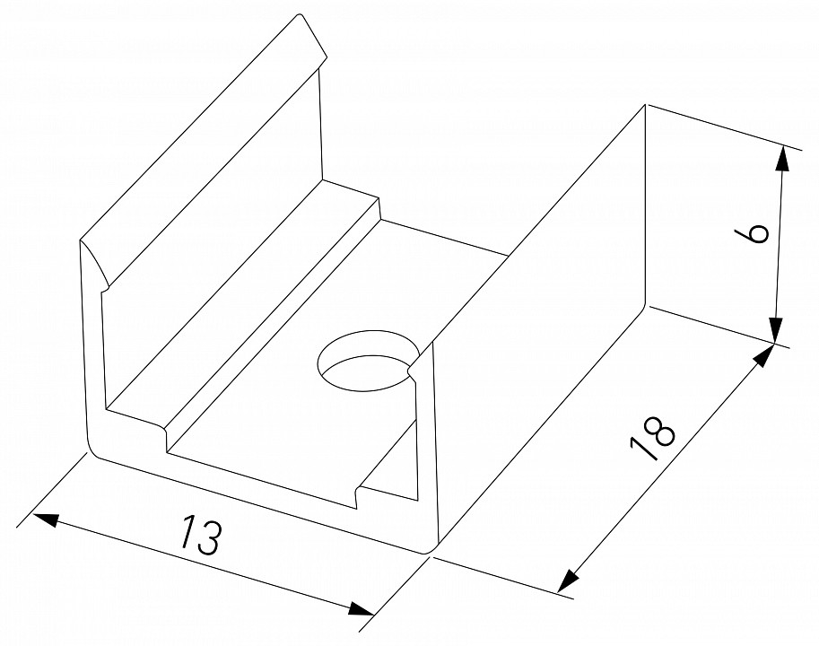 Крепление Elektrostandard  Clip LL-2-ALP027