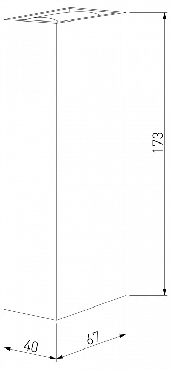Накладной светильник Elektrostandard Blaze 35136/W