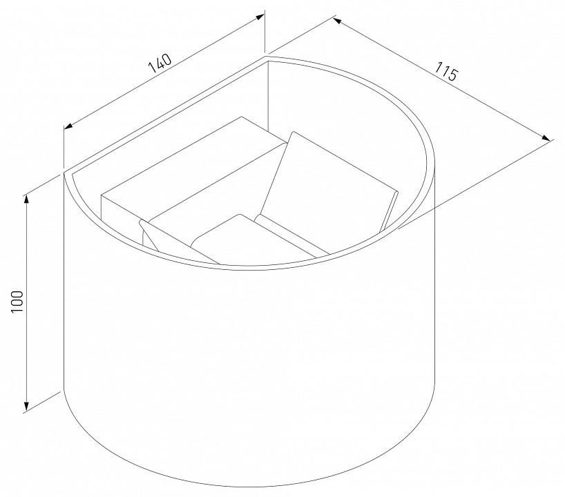 Накладной светильник Elektrostandard Blade 1518 TECHNO LED