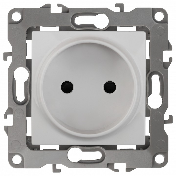 Розетка без заземления, без рамки Эра Эра 12 12-2105-01