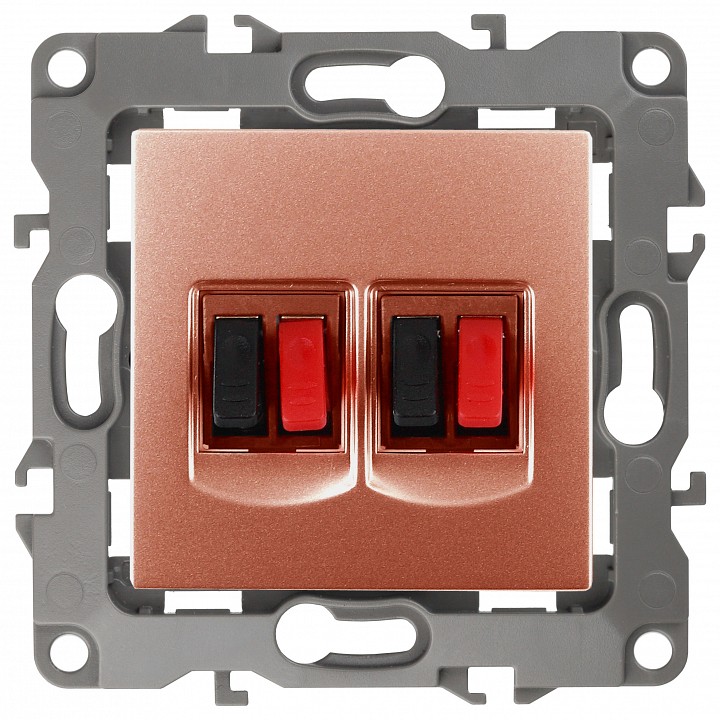 Розетка акустическая без рамки Эра Эра 12 12-3112-14