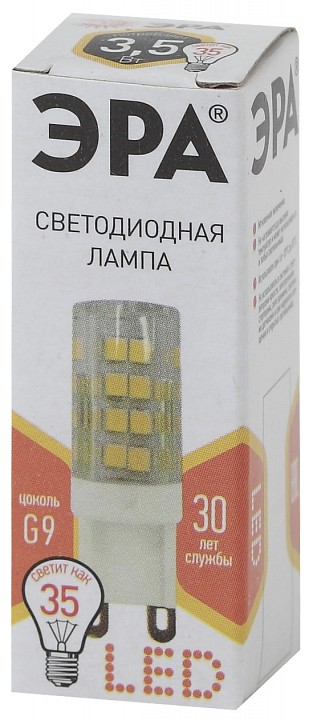 Лампа светодиодная Эра Стандарт LED JCD-3,5W-CER-827-G9