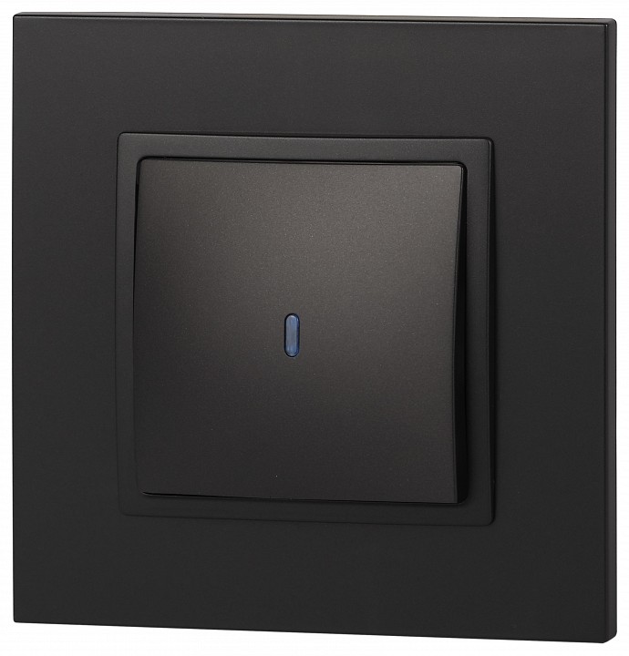 Выключатель одноклавишный с подсветкой без рамки Эра Эра Elegance 14-1102-05