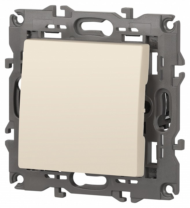 Переключатель одноклавишный без рамки Эра Эра Elegance 14-1103-02