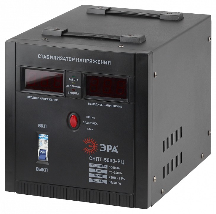 Стабилизатор напряжения Эра  СНПТ-5000-РЦ