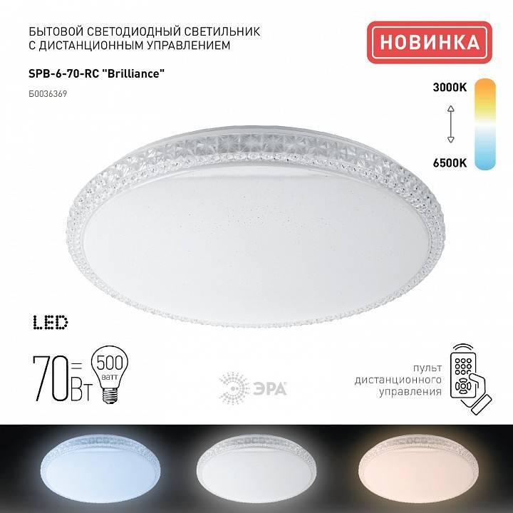 Накладной светильник Эра Классик SPB-6 Brilliance R 70