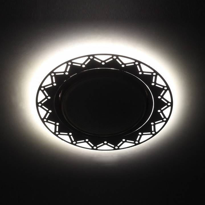 Встраиваемый светильник ЭРА DK LD27 WH/BK