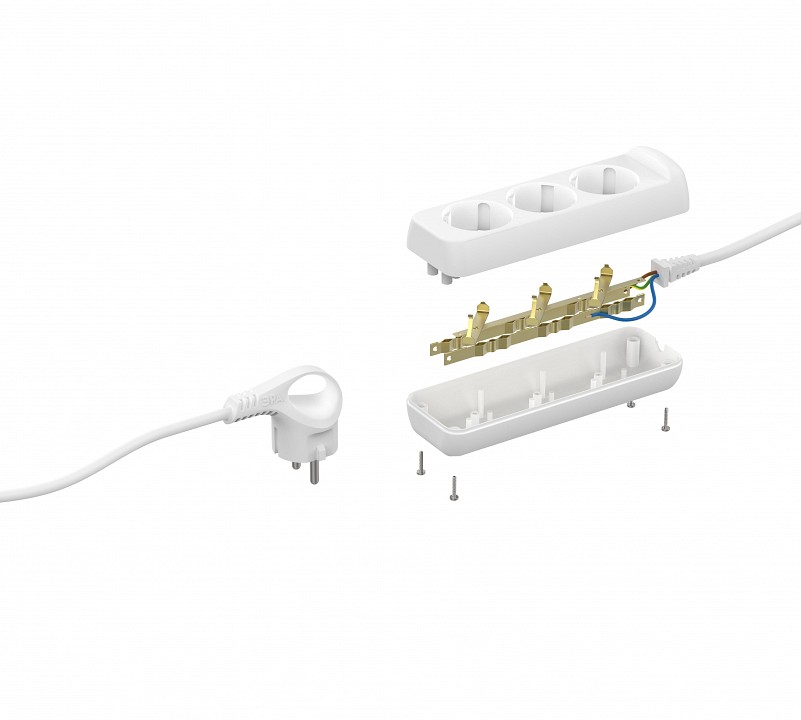 Удлинитель Эра  UX-3e-1,5m