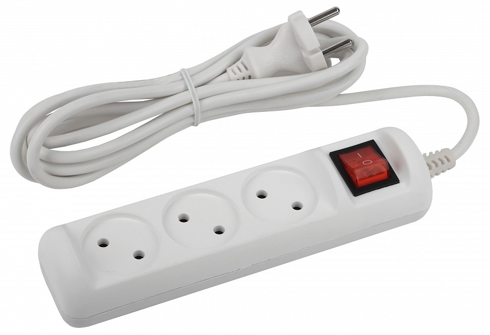 Удлинитель с выключателем Эра  U-3s-1,5m-2x1