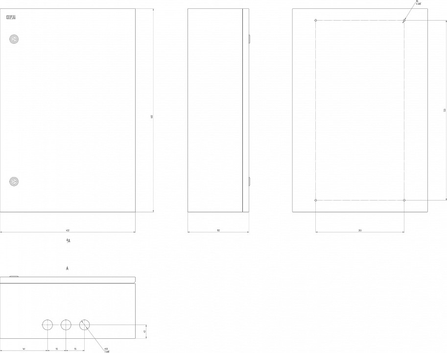 Электрический щиток накладной Эра  SHMPg-07_IP54_SIMPLE
