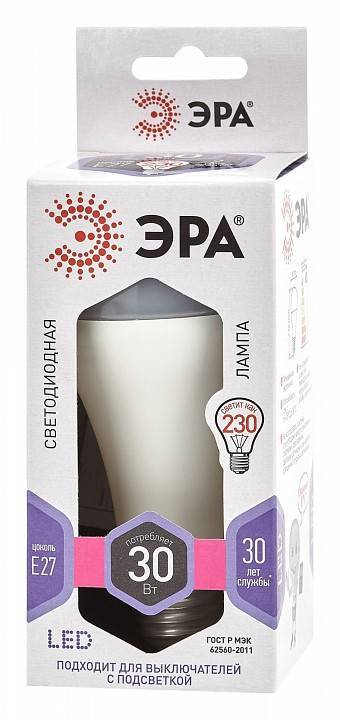 Лампа светодиодная ЭРА STD E27 30 Вт 6000 K Б0048017