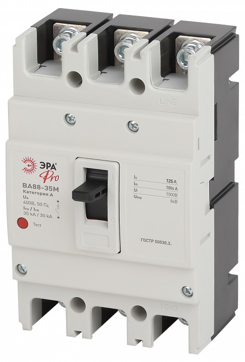 Автоматический выключатель 3P Эра ВА88-35М SVA30-3-0125-E