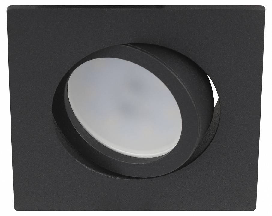 Встраиваемый светильник ЭРА KL87 BK под лампу MR16 GU5.3 черный Б0054353